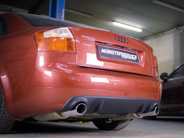 Rear bumper diffuser for Audi A4 B6